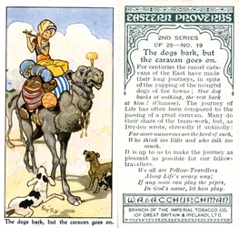 Les chiens aboient, mais la caravane passe, 1932